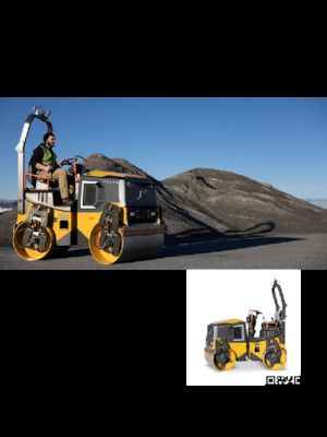 Rodillos vibrantes tándem Volvo DD25 Electric 