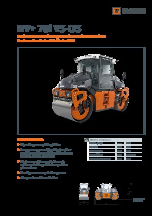 Rodillos vibrantes tándem Hamm DV+ 70i VS-OS