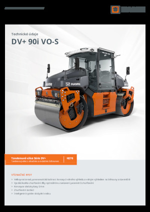 Rodillos vibrantes tándem Hamm DV+ 90i VO-S