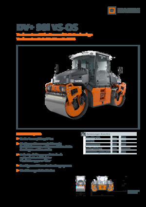 Rodillos vibrantes tándem Hamm DV+ 90i VS-OS