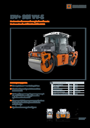 Rodillos vibrantes tándem Hamm DV+ 90i VV-S