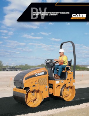 Rodillos vibrantes tándem Case DV202