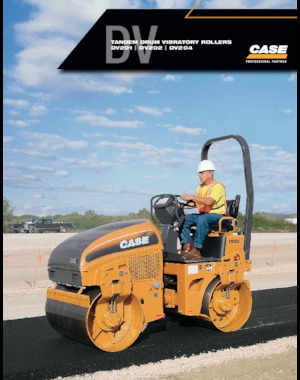 Rodillos vibrantes tándem Case DV202