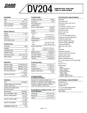 Rodillos vibrantes tándem Case DV210