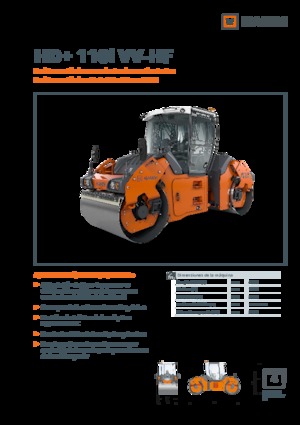 Rodillos vibrantes tándem Hamm HD+ 110i VV-HF