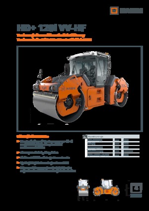 Rodillos vibrantes tándem Hamm HD+ 120i VV-HF