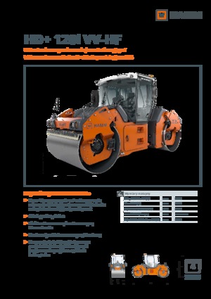 Rodillos vibrantes tándem Hamm HD+ 120i VV-HF