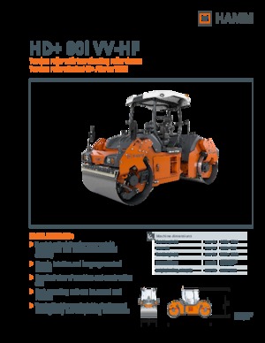 Rodillos vibrantes tándem Hamm HD+ 80i VV-HF
