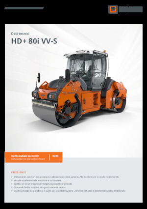 Rodillos vibrantes tándem Hamm HD+ 80i VV-S