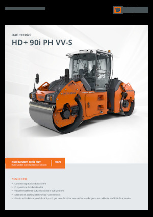 Rodillos vibrantes tándem Hamm HD+ 90i PH VV-S