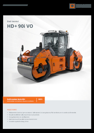Rodillos vibrantes tándem Hamm HD+ 90i VO