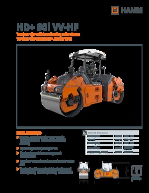Rodillos vibrantes tándem Hamm HD+ 90i VV-HF