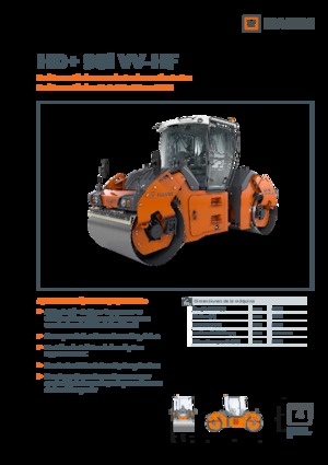 Rodillos vibrantes tándem Hamm HD+ 90i VV-HF