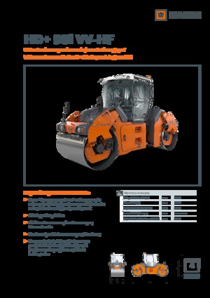 Rodillos vibrantes tándem Hamm HD+ 90i VV-HF