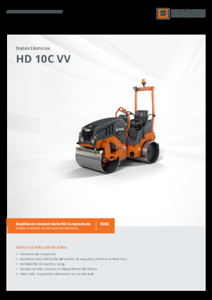 Rodillos vibrantes tándem Hamm HD 10C VV