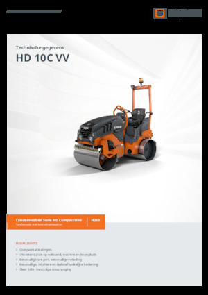 Rodillos vibrantes tándem Hamm HD 10C VV