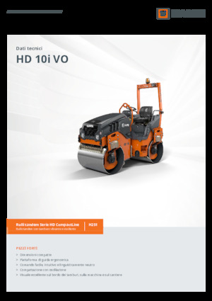 Rodillos vibrantes tándem Hamm HD 10i VO
