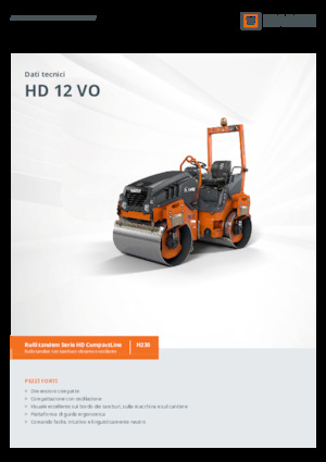 Rodillos vibrantes tándem Hamm HD 12 VO