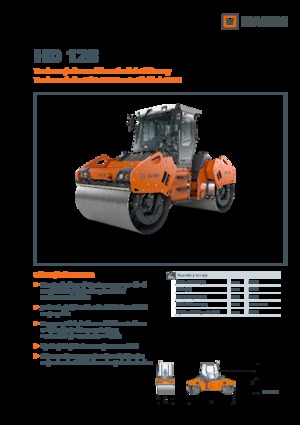 Rodillos vibrantes tándem Hamm HD 128