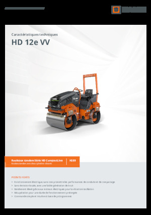 Rodillos vibrantes tándem Hamm HD 12e VV