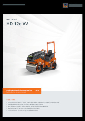 Rodillos vibrantes tándem Hamm HD 12e VV