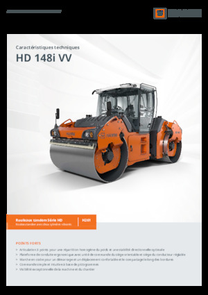 Rodillos vibrantes tándem Hamm HD 148i VV