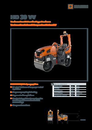 Rodillos vibrantes tándem Hamm HD 30 VV