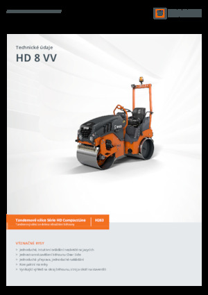 Rodillos vibrantes tándem Hamm HD 8 VV