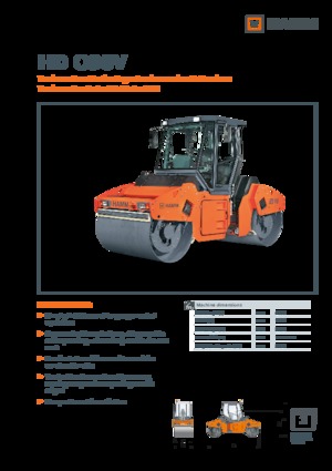 Rodillos vibrantes tándem Hamm HD O90V