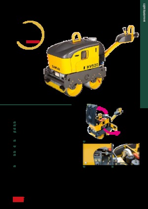 Rodillos vibrantes tándem Sakai HV520