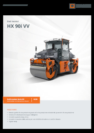 Rodillos vibrantes tándem Hamm HX 90i VV