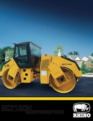 Rodillos vibrantes tándem RHINO RCT120H