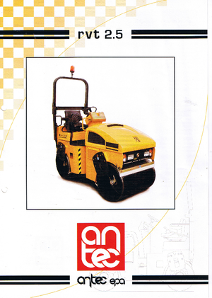 Rodillos vibrantes tándem Antec RVT 2.5-12