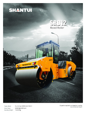 Rodillos vibrantes tándem Shantui SRD12 