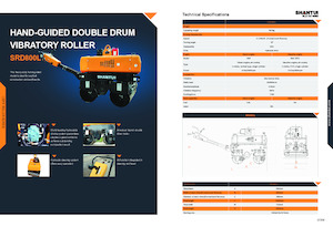 Rodillos vibrantes tándem Shantui SRD800L 