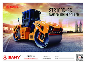 Rodillos vibrantes tándem Sany STR100C-8C