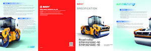 Rodillos vibrantes tándem Sany STR140C-10