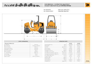 Rodillos vibrantes tándem JCB-Vibromax VMT 400
