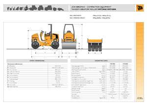 Rodillos vibrantes tándem JCB-Vibromax VMT 400 K