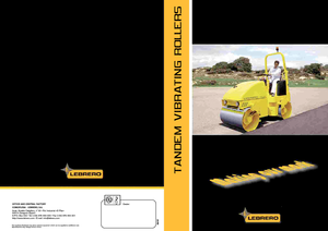 Rodillos vibrantes tándem Lebrero VTA 202-100