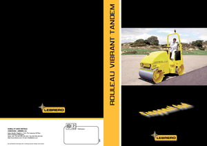 Rodillos vibrantes tándem Lebrero VTA 202-100