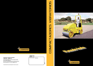 Rodillos vibrantes tándem Lebrero VTA 202-100