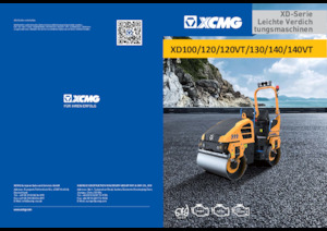 Rodillos vibrantes tándem XCMG XD120