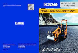 Rodillos vibrantes tándem XCMG XD120