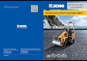 Rodillos vibrantes tándem XCMG XD120