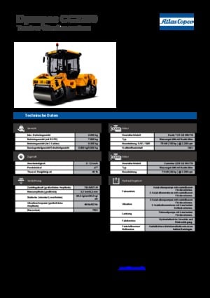 Rodillos vibrantes tándem Dynapac CC 2200 