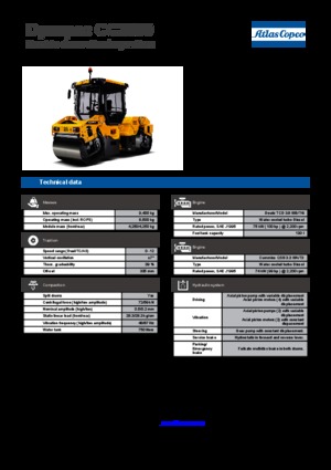 Rodillos vibrantes tándem Dynapac CC 2300