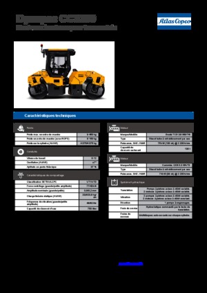 Rodillos vibrantes tándem Dynapac CC 3200 
