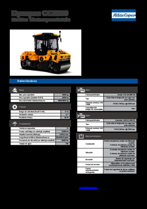 Rodillos vibrantes tándem Dynapac CC 3300