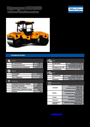 Rodillos vibrantes tándem Dynapac CC 4200